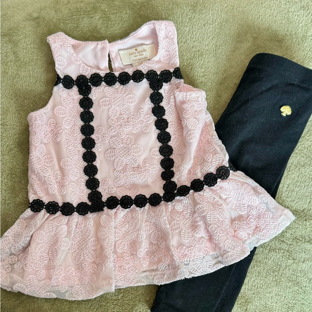 Kate Spade flower sleeveless lace tunic